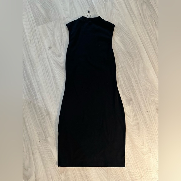 Sleek Black Sheath Mini Dress | Size Small - Picture 4 of 6